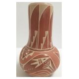 Christina Naranjo Santa Clara pottery 7" vase