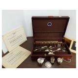 Group of small sterling items, silverplate,