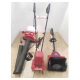 Toro power shovel, Ultra blower vac & Mantis