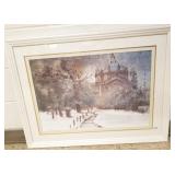 Framed pencil signed Chee Cathedral print