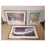 3 pencil signed prints- Mariucci Arena