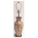 20" antique Satsuma vase lamp (some as seen)