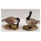 Pair Boehm Studios Canada geese