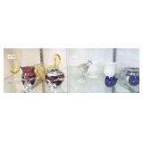 Group elegant glass- Heisey, Cambridge, Vaseline,