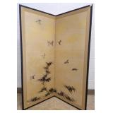 Hand painted oriental screen 4