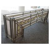 Antique prairie stained glass shade Bentley &