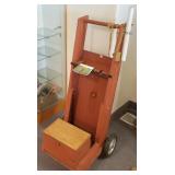 Wood cart with assorted ammo