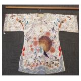 Antique finely embroidered Chinese robe with