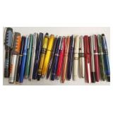 21 fountain pens, etc incl. Waterman & Pelikan
