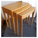 3 Heywood Wakefield nesting tables