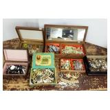 Large collection costume jewelry, Christmas