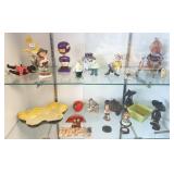 Group including Hummels, Vikings bobblehead,