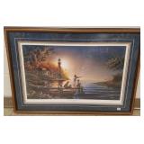Framed signed & numbered Redlin print- Sea to