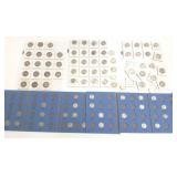 Group of 36 silver half dollars & 54 silver