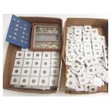 Over 500 U.S. silver dimes including Mercury,