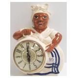 Red Wing figural wall clock