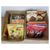 Group of vintage books, paper- children