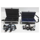 2 pair of surgical telescope glasses