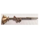 Tiffany & Co. sterling floral pin with box