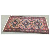 Handmade oriental rug approx. 3 1/2