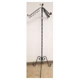 Ornate metal 3 arm clothier