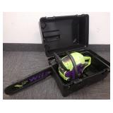 Poulan chainsaw in case