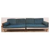 Mid century 2 piece sofa