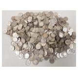 Group of approx. 1000 assorted U.S. silver dimes