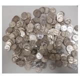 Group of approx. 350 assorted U.S. silver quarters
