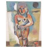 John Beauchamp unsigned oil on canvas- 1958-