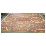 Woven area rug - approx. 6