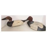 2 early canvasback decoys