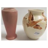 2 piece Rookwood pottery - one artist signed
