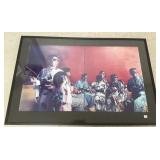 Large framed artwork