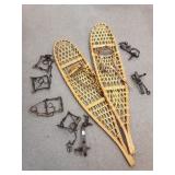 Pair of snowshoes & 7 traps