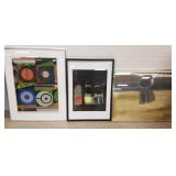 3 Modern design works on paper