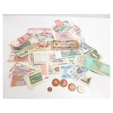 Group assorted foreign currency