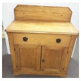 Pine commode