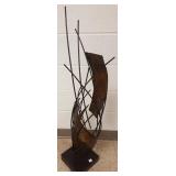 42" mod metal sculpture