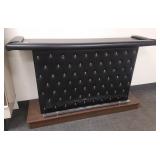 Vintage padded tufted bar
