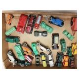 Group of vintage Tootsie Toy cars, etc.