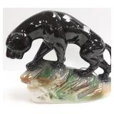 Vintage panther TV lamp