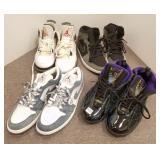 4 pairs Nike Air Jordan, etc. men