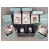 7 N.O.S. fashion watches with sterling silver