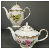 2 Royal Worcester Sandringham floral teapot/