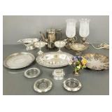 Gp weighted sterling items, silverplate, etc.