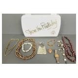 Gp jewelry incl Gucci watch, some freshwater pearl