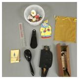 Gp vintage sewing items incl sterling thimbles,