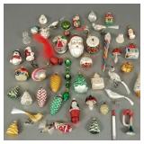 Gp glass Christmas ornaments incl some vintage