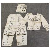 Vintage Rickey Rivets robot Halloween costume (as